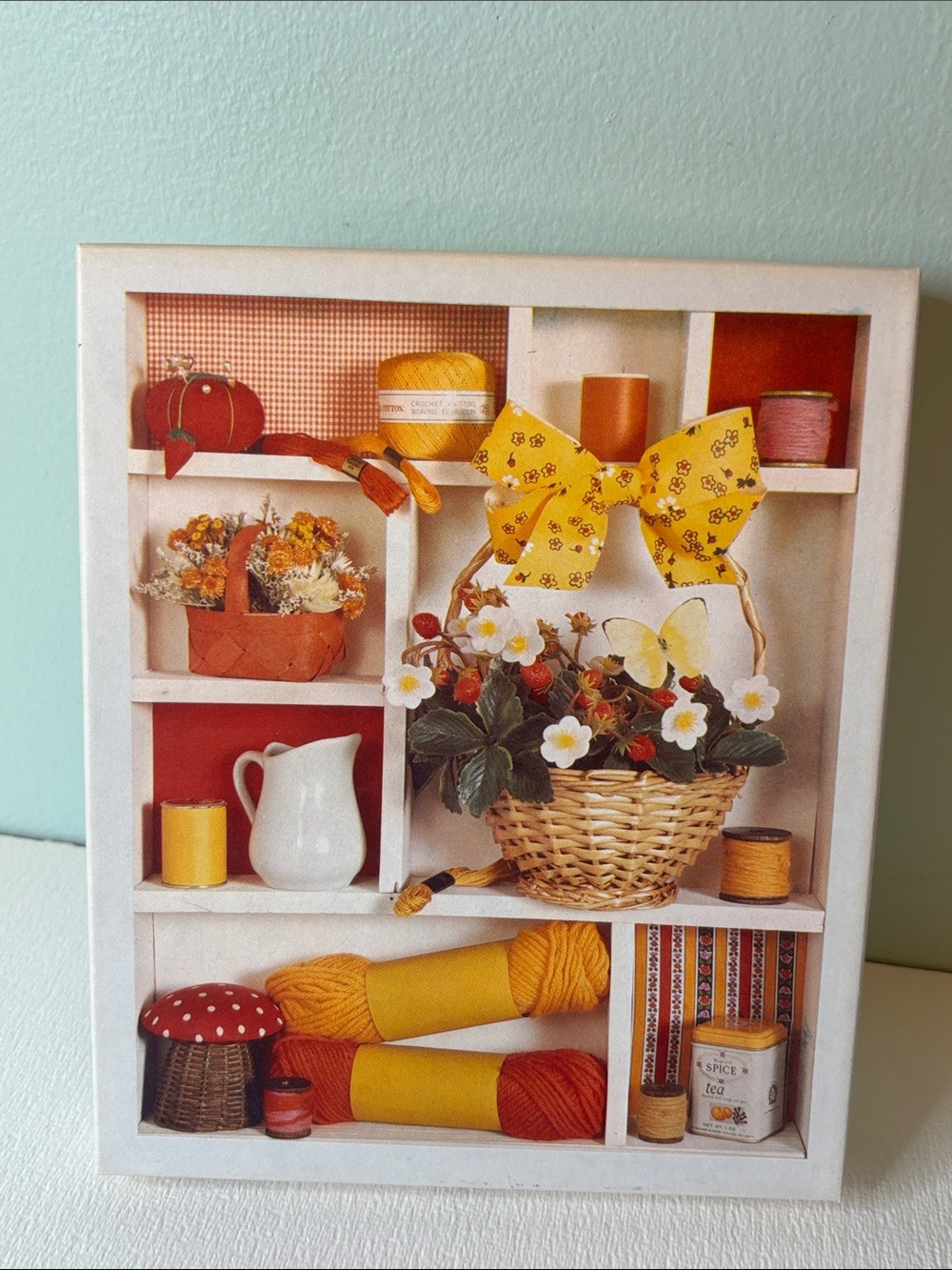 Vintage Hallmark Shadow Box Stationery